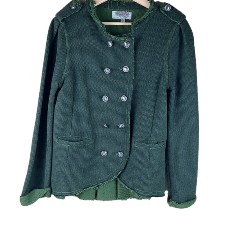 URBAN Outfitters Écote Green Military Blazer Large